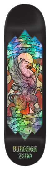 Zero Stained Glass Burleigh Griffin 8.5" Skateboard Deck