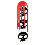 Zero 3 Skull Blood White Skateboard Deck