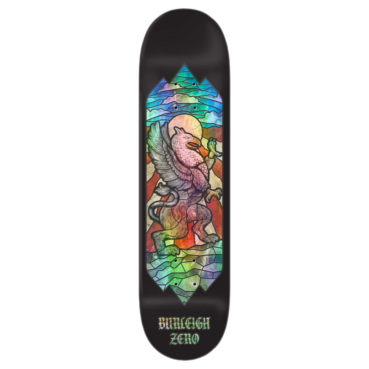 Zero Stained Glass Burleigh Griffin 8.5" Skateboard Deck
