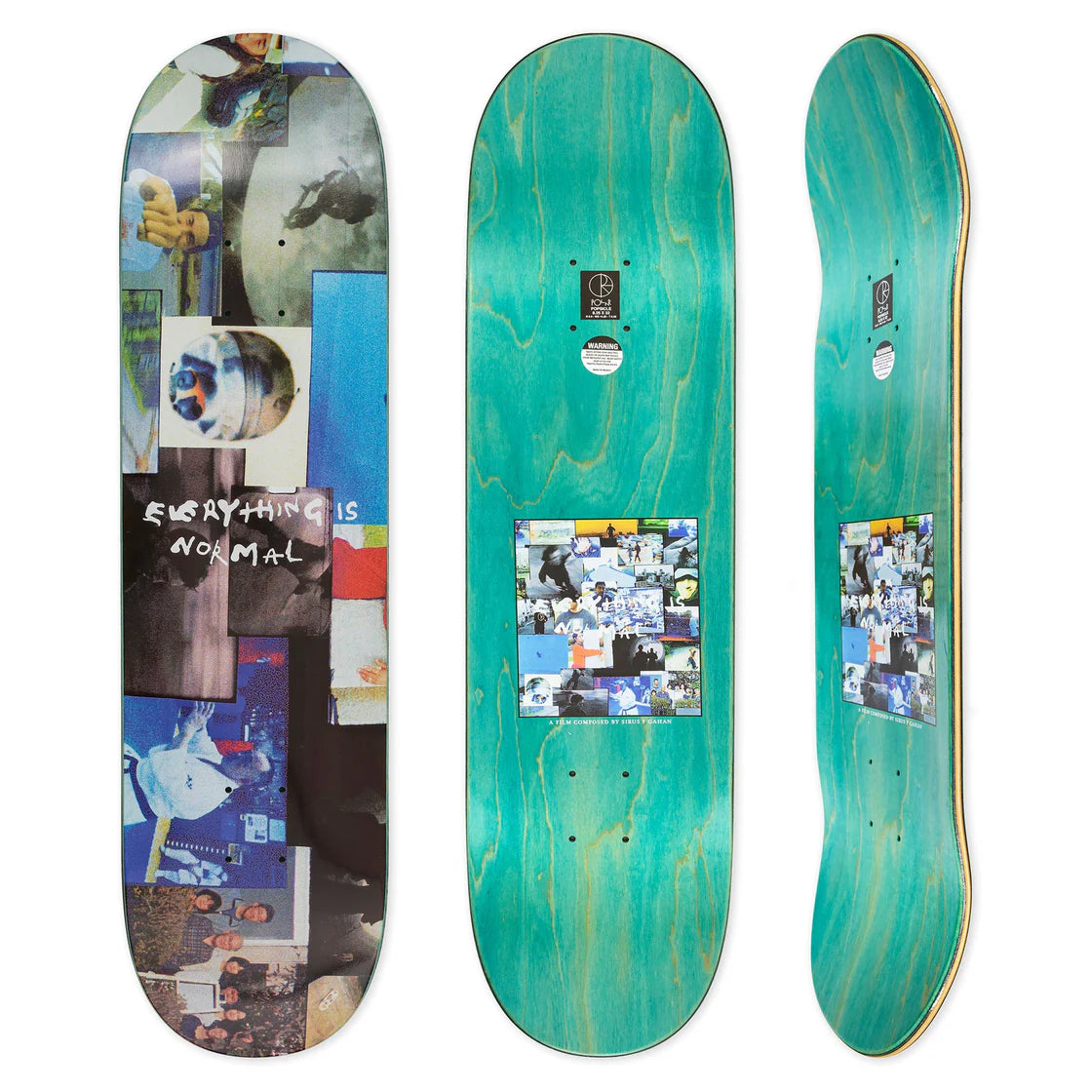 Polar Everything Is Normal B 8.25" Skateboard Deck