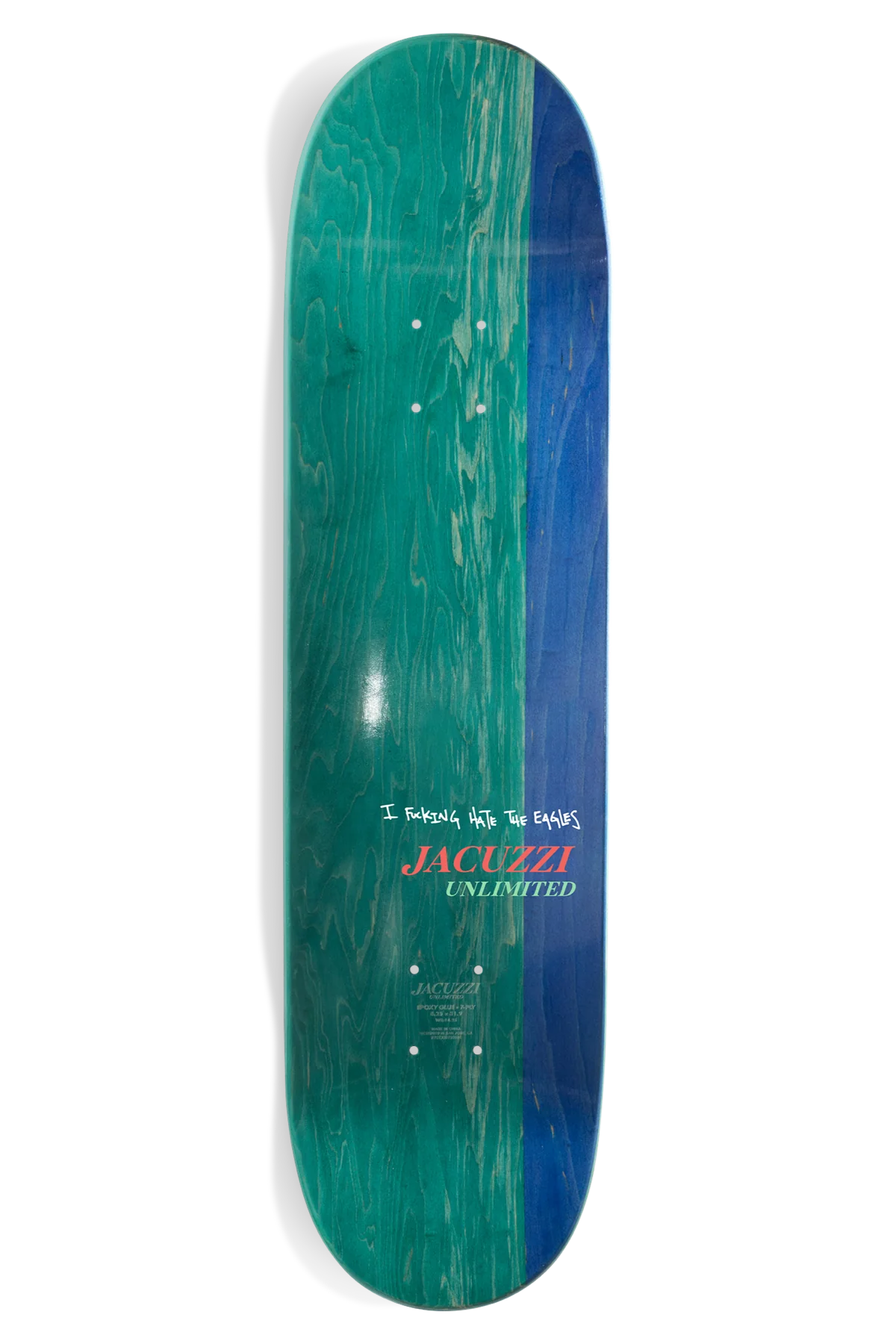 Jacuzzi Fourth Street Bowl EX7 8.25" Skateboard Deck