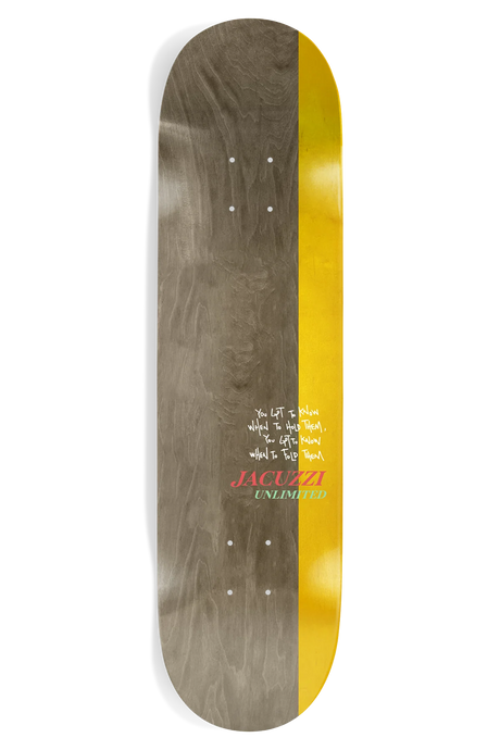 Jacuzzi Michael Pulizzi Know When to Hold Em EX7 8.375" Skateboard Deck