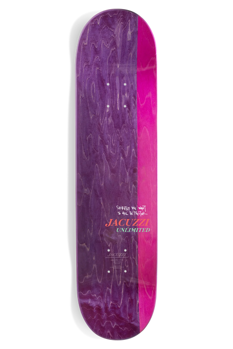 Jacuzzi Nestor Judkins T4 Pink EX7 8.0" Skateboard Deck