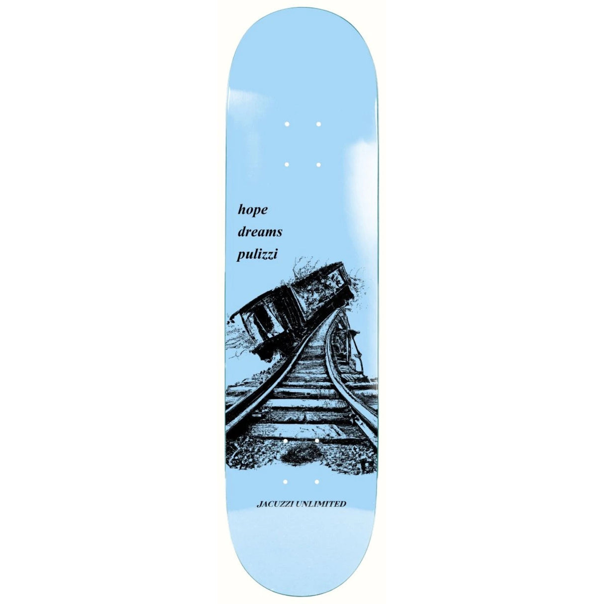 Jacuzzi Michael Pulizzi Off the Rails EX7 8.375" Skateboard Deck