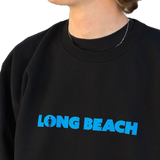 Girl x LB Skate “We OG Long Beach” Black Crewneck Sweatshirt
