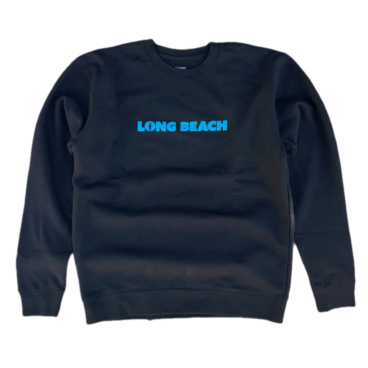 Girl x LB Skate “We OG Long Beach” Black Crewneck Sweatshirt