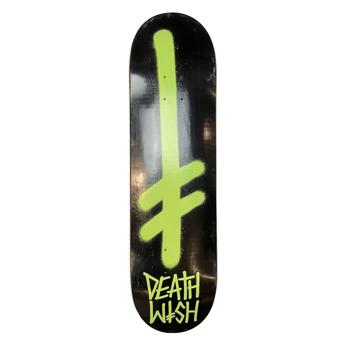 Deathwish Gang Logo 8.38" Glow/BlackSkateboard Deck