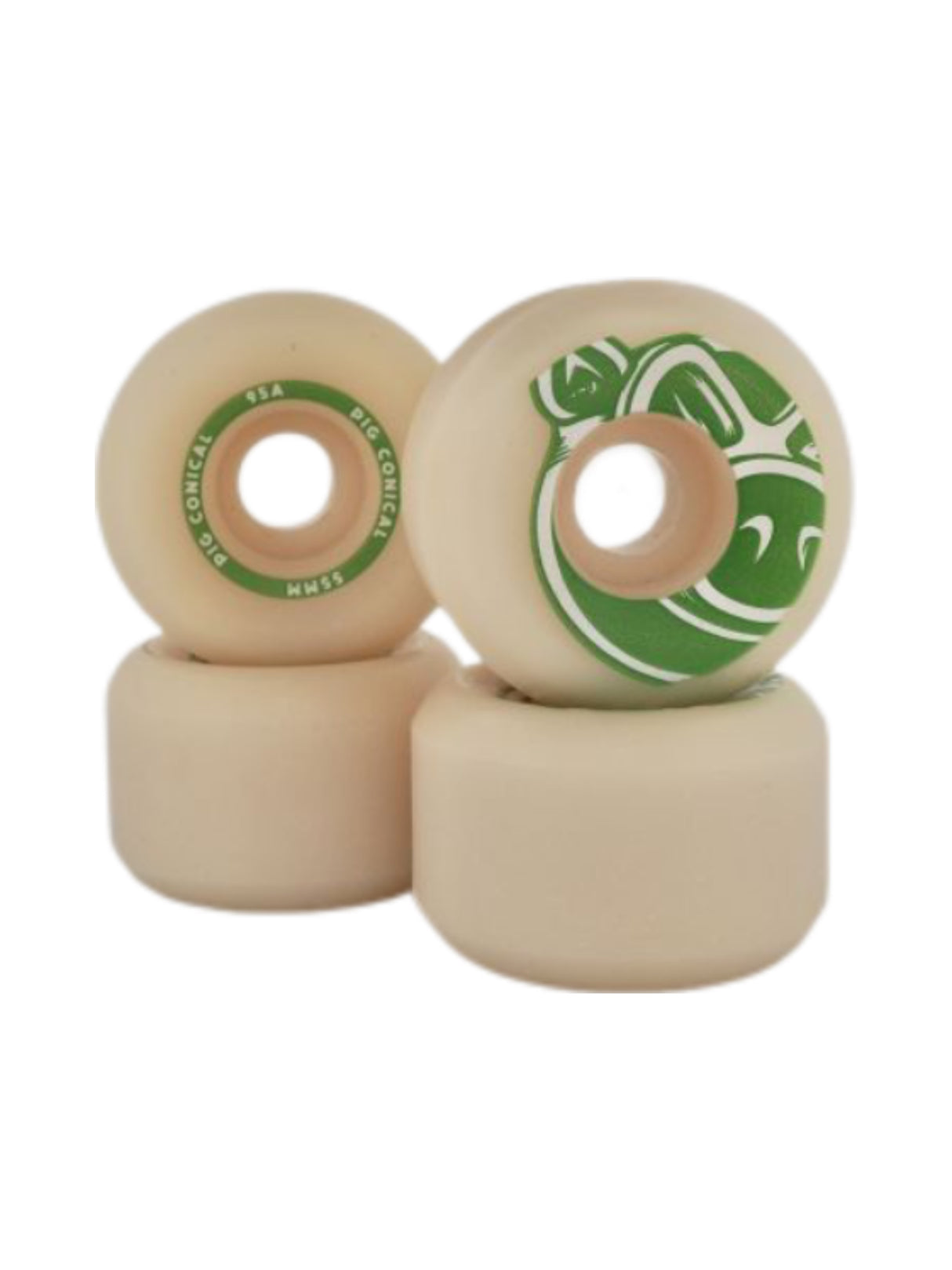 Pig Head Conical 95a 55mm Skateboard Wheels