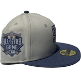 New Era San Diego Padres Wavy Chainstitch Cream & Slate 59Fifty Fitted Hat