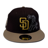 New Era San Diego Padres Western Khaki Brown & Tan 59Fifty Fitted Hat