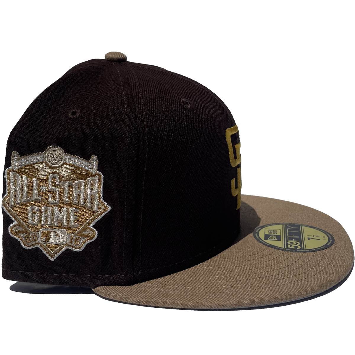 New Era San Diego Padres Western Khaki Brown & Tan 59Fifty Fitted