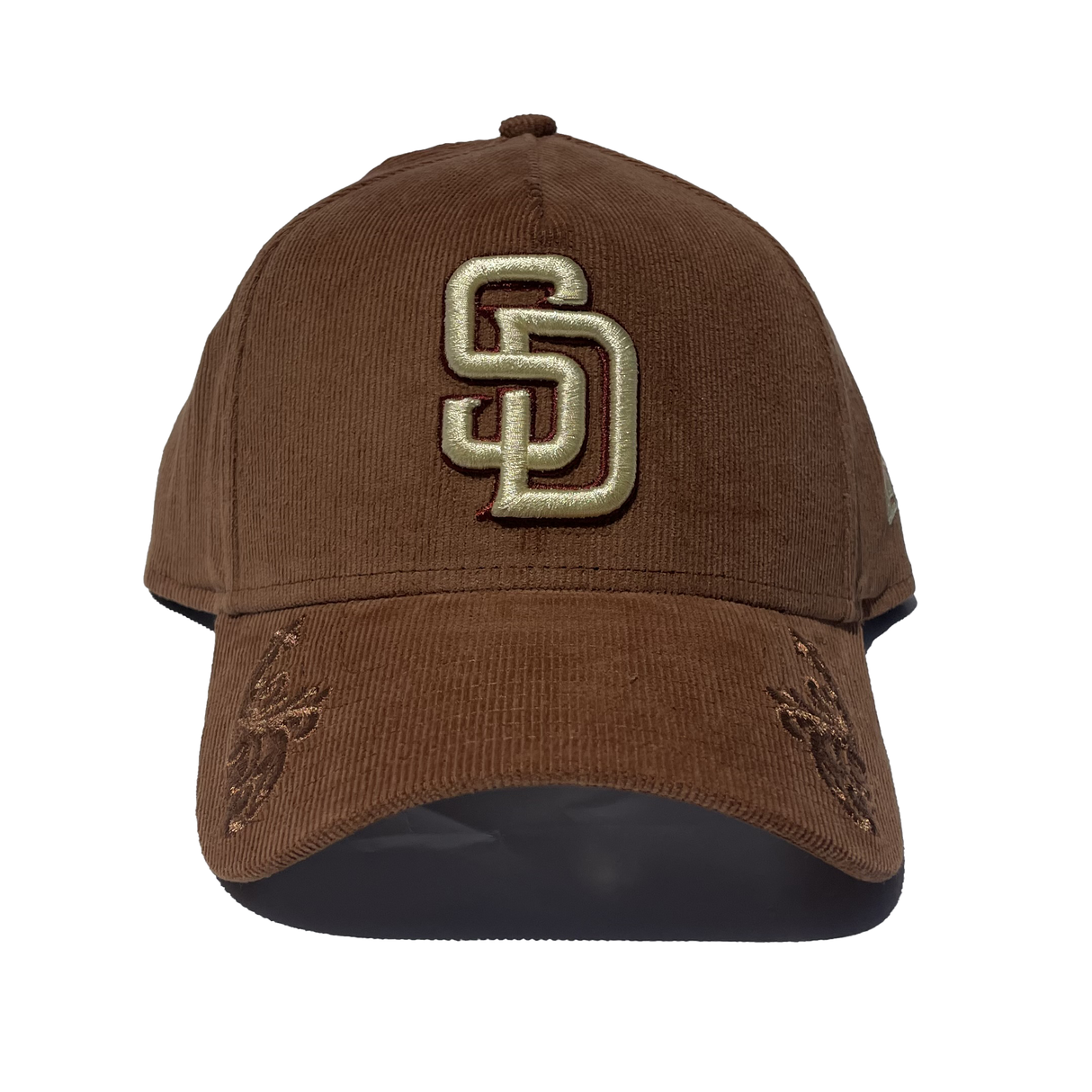 New Era San Diego Padres Ornamental Cord Brown A-Frame 940 Snapback Hat