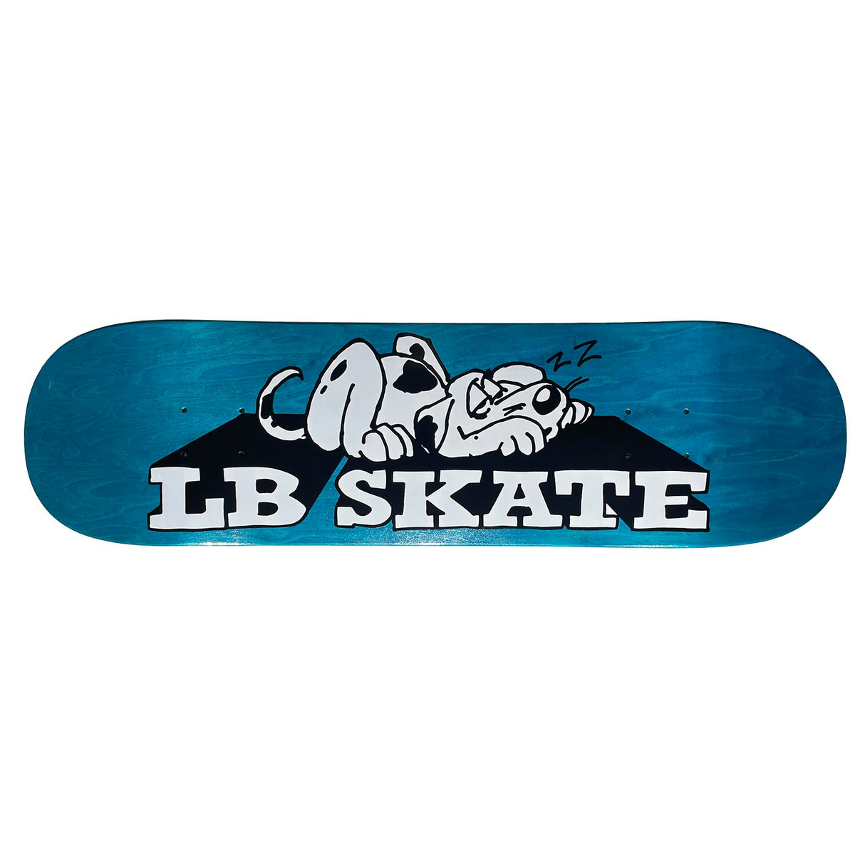 Long Beach Skate Co Shop Dog 2 Assorted Stain Skateboard Deck