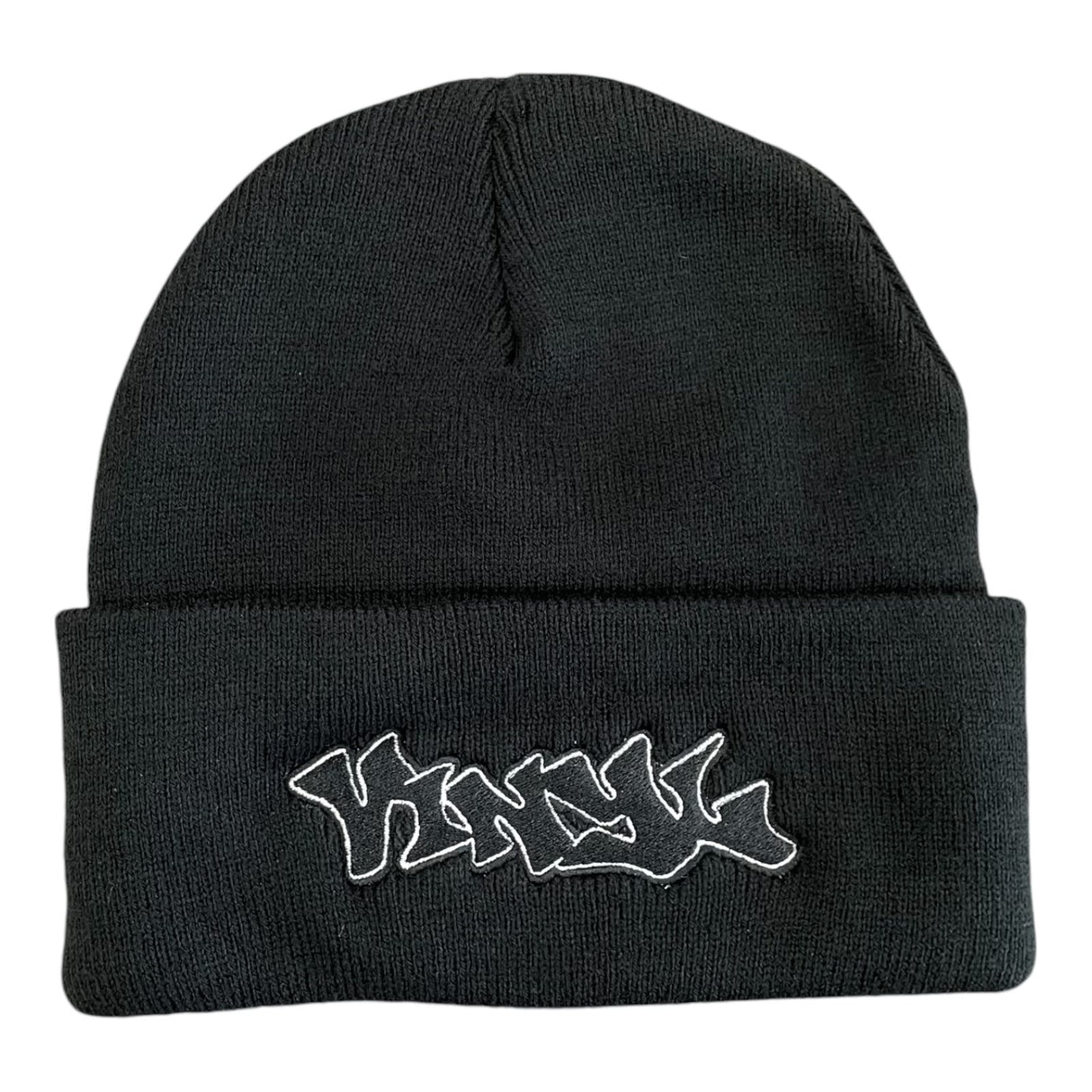 Vinyl Graffiti Black Beanie