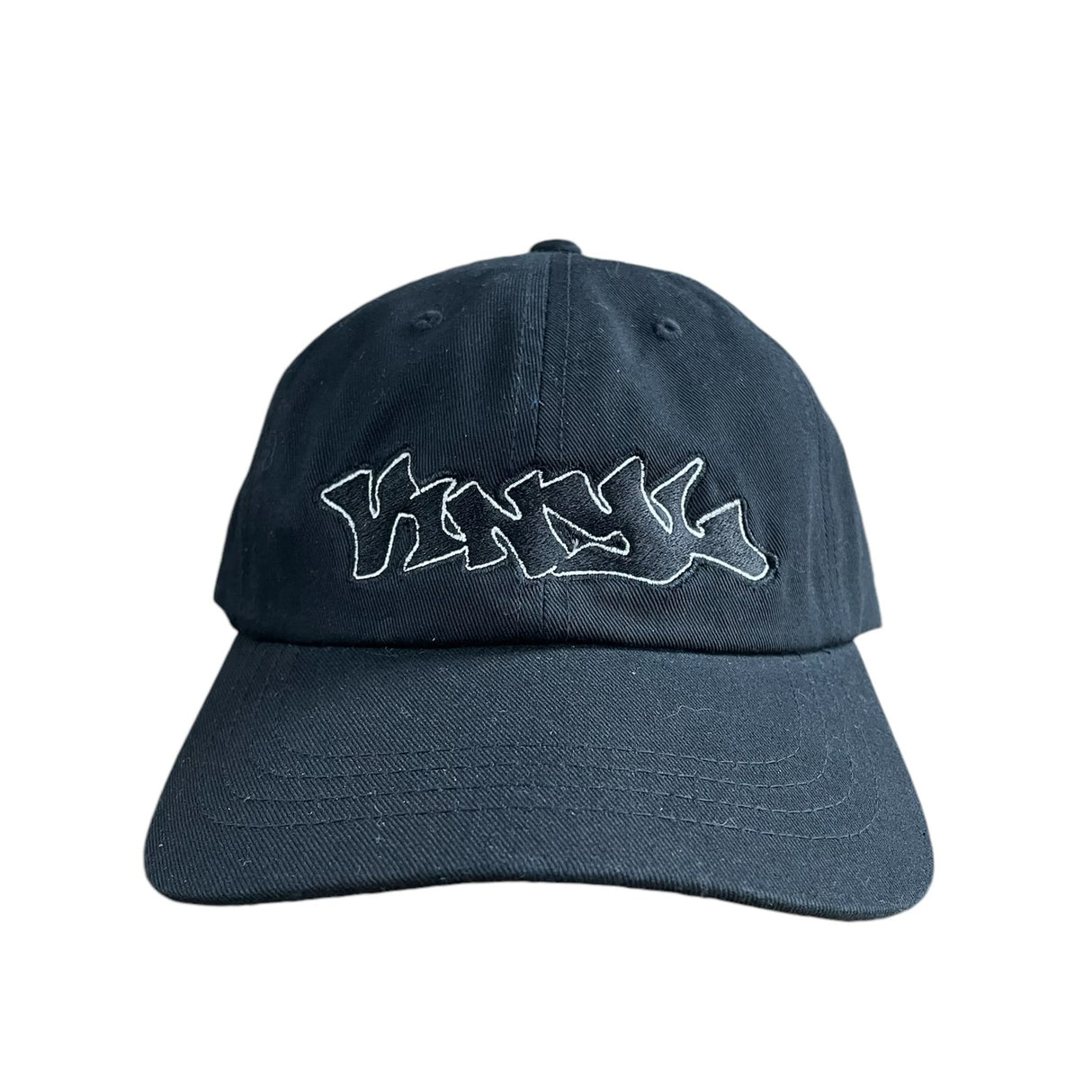 Vinyl Graffiti Black Strapback Dad Hat