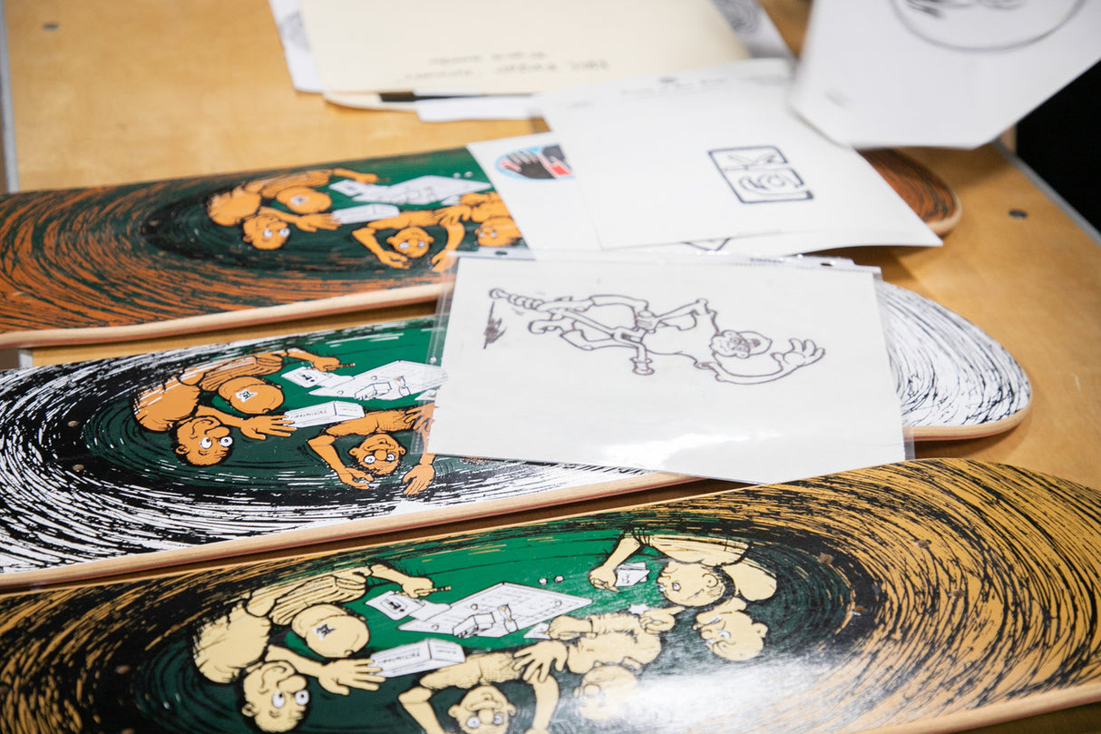 Girl Skate Shop Day Koston Pictionary 7.5" Reissue Blind Bag Skateboard Deck