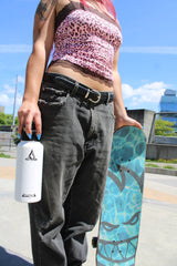AquaMount Pro 32oz Coastal White Water Bottle