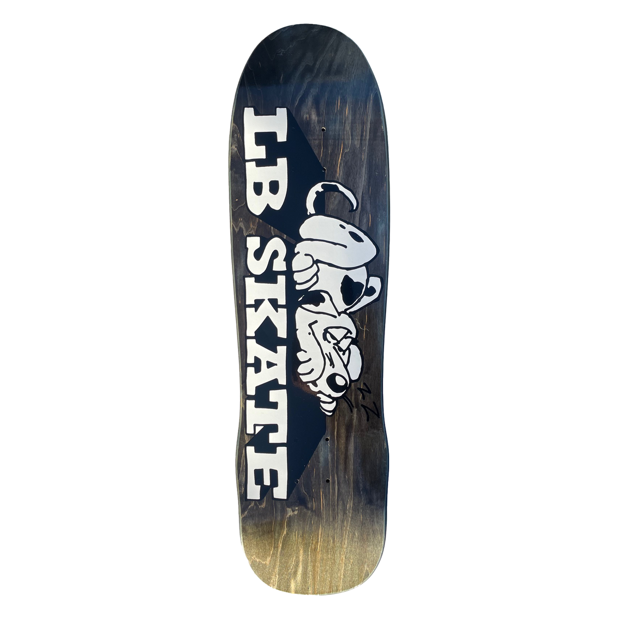 Long Beach Skate Co Shop Dog 2 Eternal Life 8.6" x 31.5" Shaped Skateboard Deck