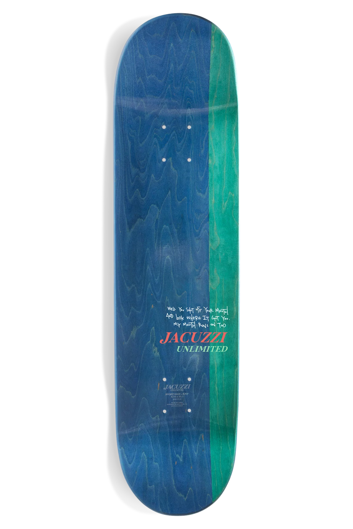 Jacuzzi John Dilo Mouth Marathon EX7 8.0" Skateboard Deck