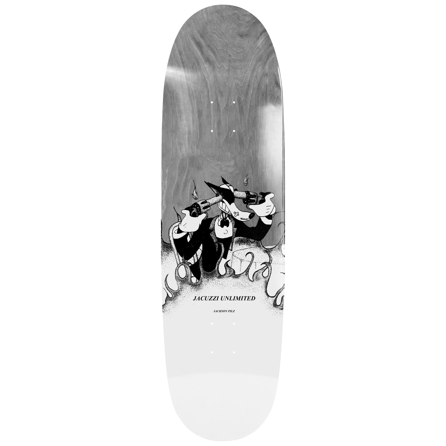 Jacuzzi Jackson Pilz Headache 9.125" Egg Shaped Skateboard Deck