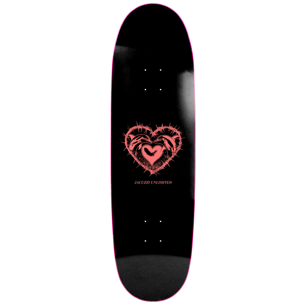 Jacuzzi Dolphin Logo EX7 8.75" Egg Shaped Skateboard Deck