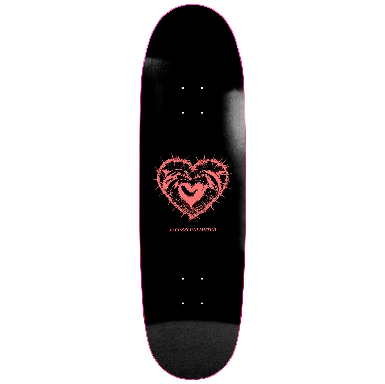 Jacuzzi Dolphin Logo EX7 8.75" Egg Shaped Skateboard Deck