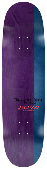 Jacuzzi First Rodeo Green EX7 8.375" Football Shaped Skateboard Deck