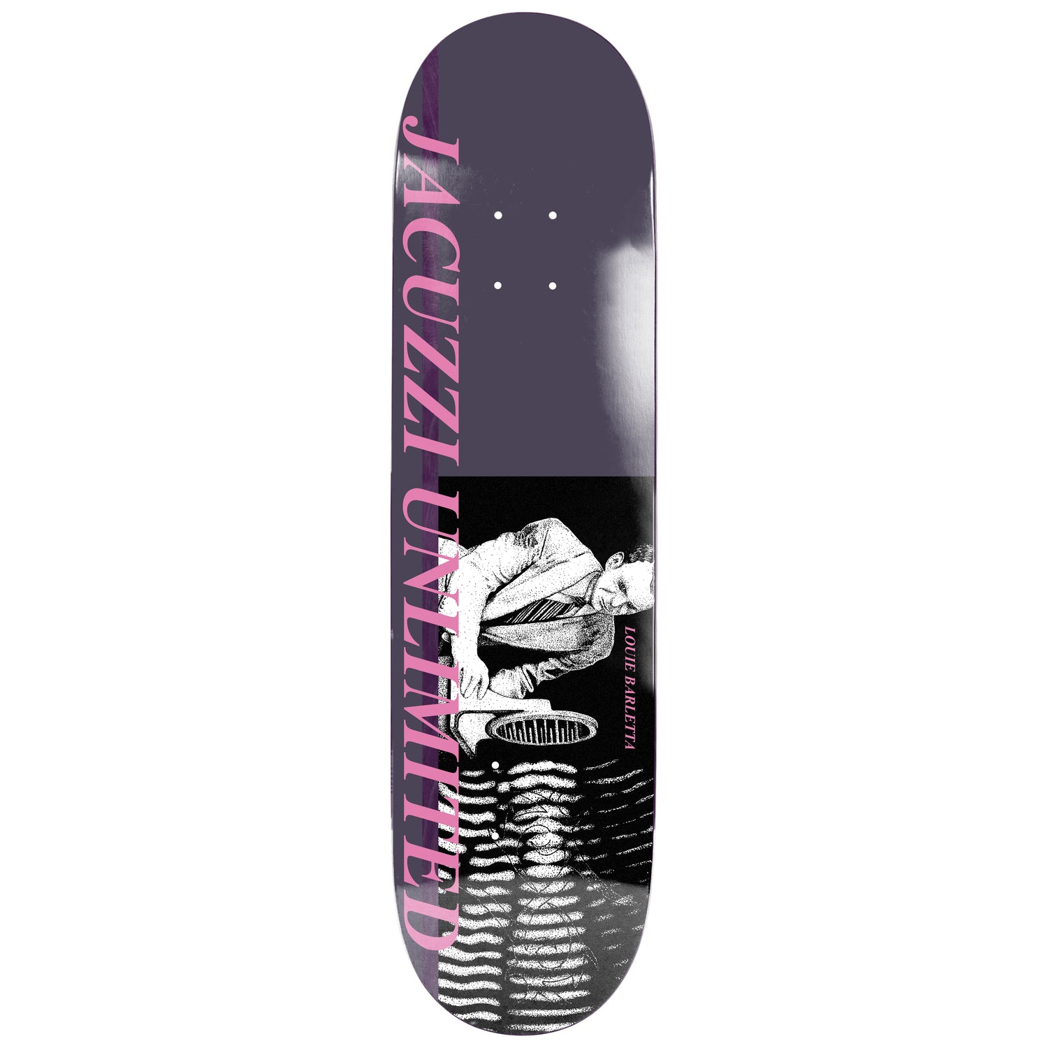 Jacuzzi Louie Barletta Tribal Fan EX7 Plum 8.5" Skateboard Deck - 8.5"