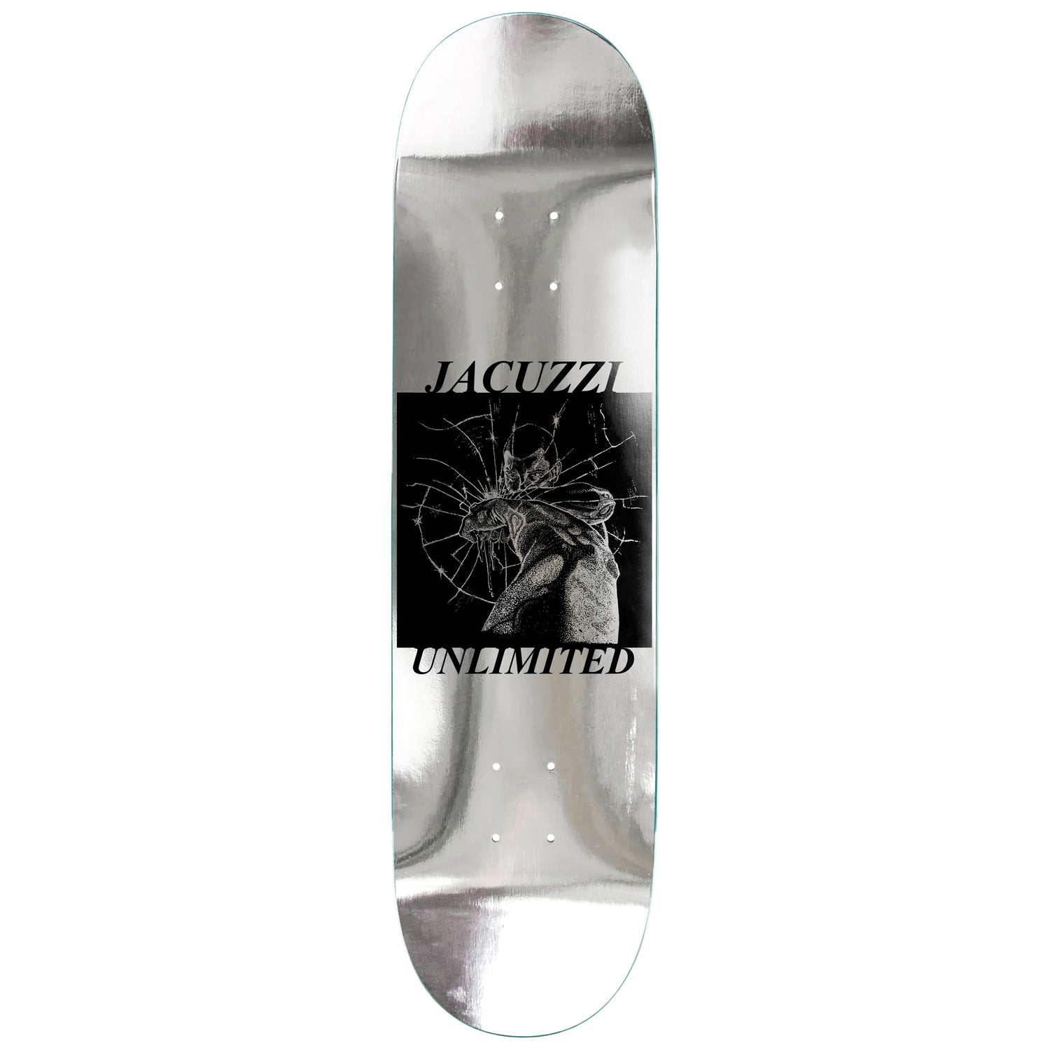 Jacuzzi Smash Jet Ski Popsicle EX7 Silver 8.25" Skateboard Deck - 8.25"
