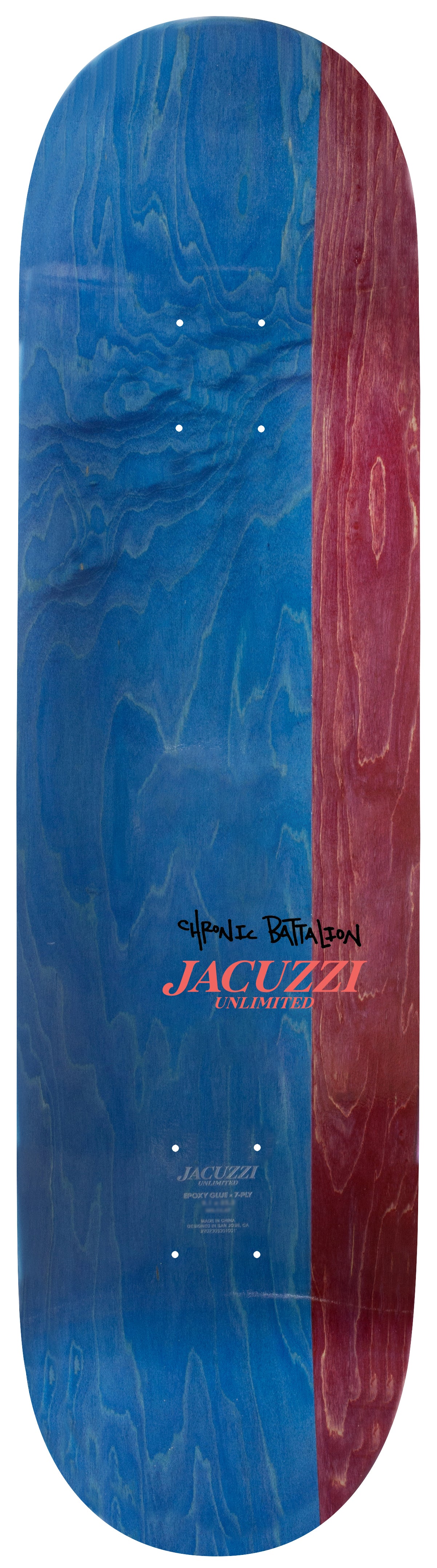 HARROGATE EUSTON 8.5 ハロゲイト　ユーストン Jacuzzi Weedstar EX7 Skateboard Deck - Black 8.25 – Long Beach