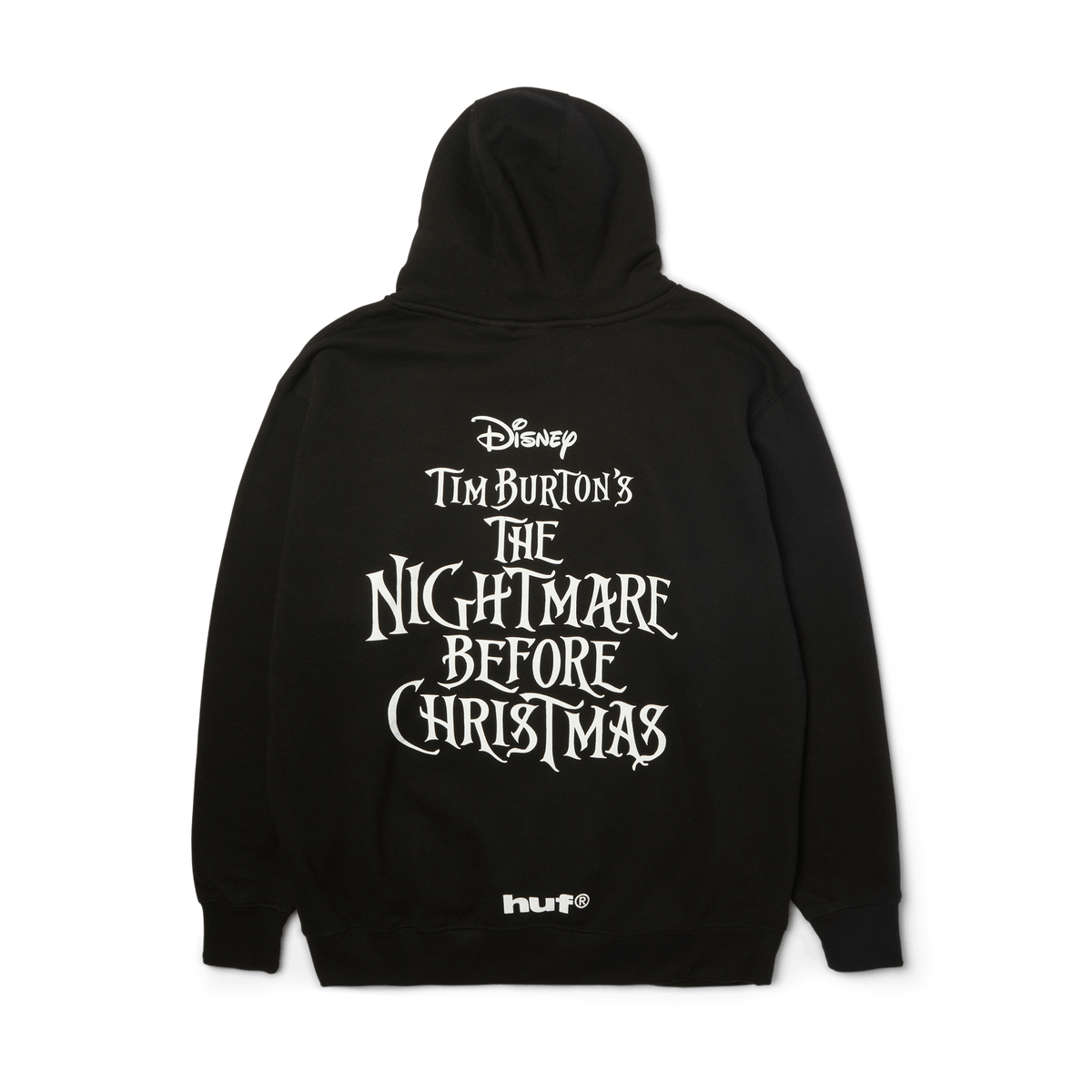Huf X Nightmare Jack Town Meeting Black Hooded Sweatshirt