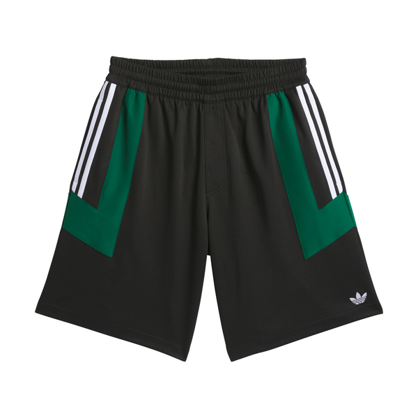 Adidas Skateboarding Black/Dark Green Football Shorts – Long Adidas Skateboarding Black/Dark Green Football Shorts – Long