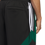 Adidas Skateboarding Black/Dark Green Football Shorts