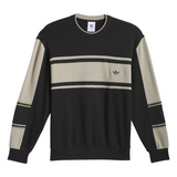 Adidas Skateboarding Classic Black/Putty Beige Crewneck Sweatshirt