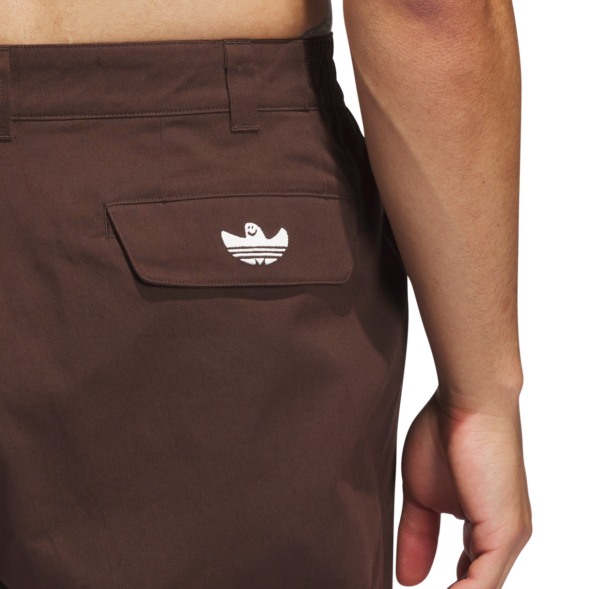 Adidas Skateboarding x Gonz Shmoofoil Dark Brown/Core White Track Slacks