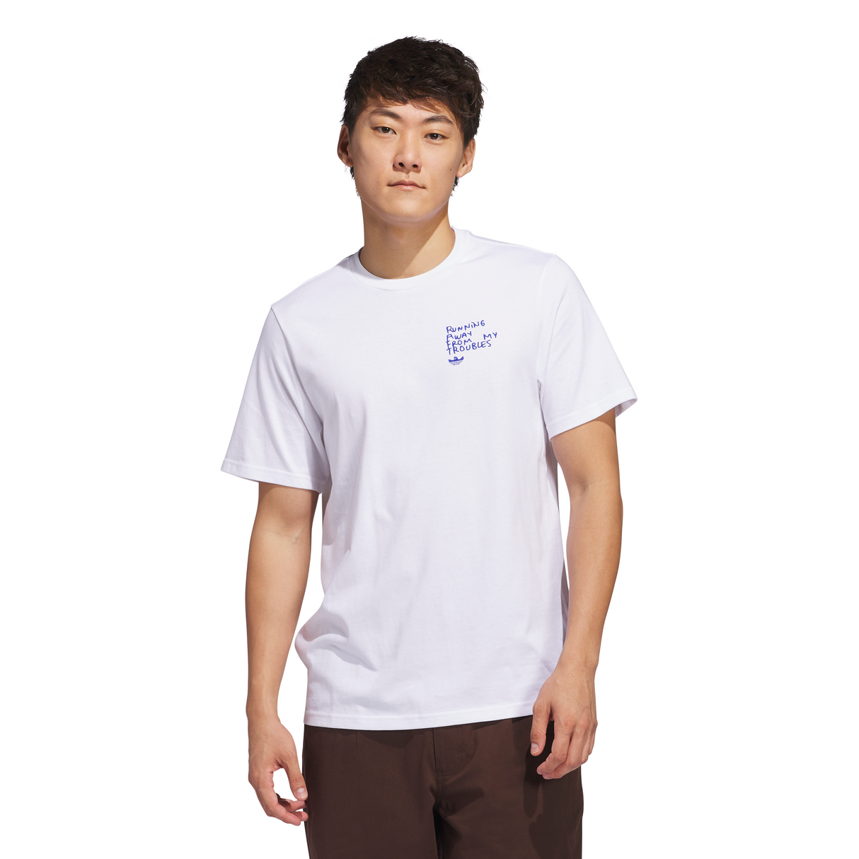 Adidas Skateboarding x Gonz Shmoofoil I'm Fast White S/s Shirt