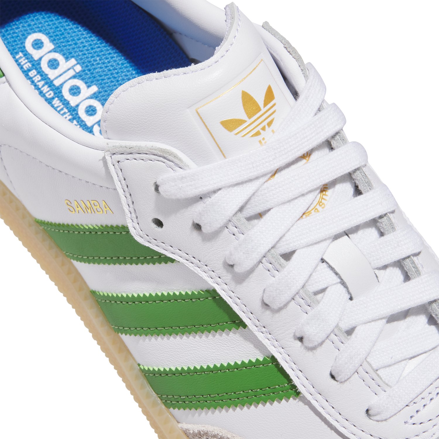 Adidas Samba White Crew Green Gum Shoes Long Beach Skate Co Adidas Samba White Crew Green Gum Shoes Long Beach Skate Co