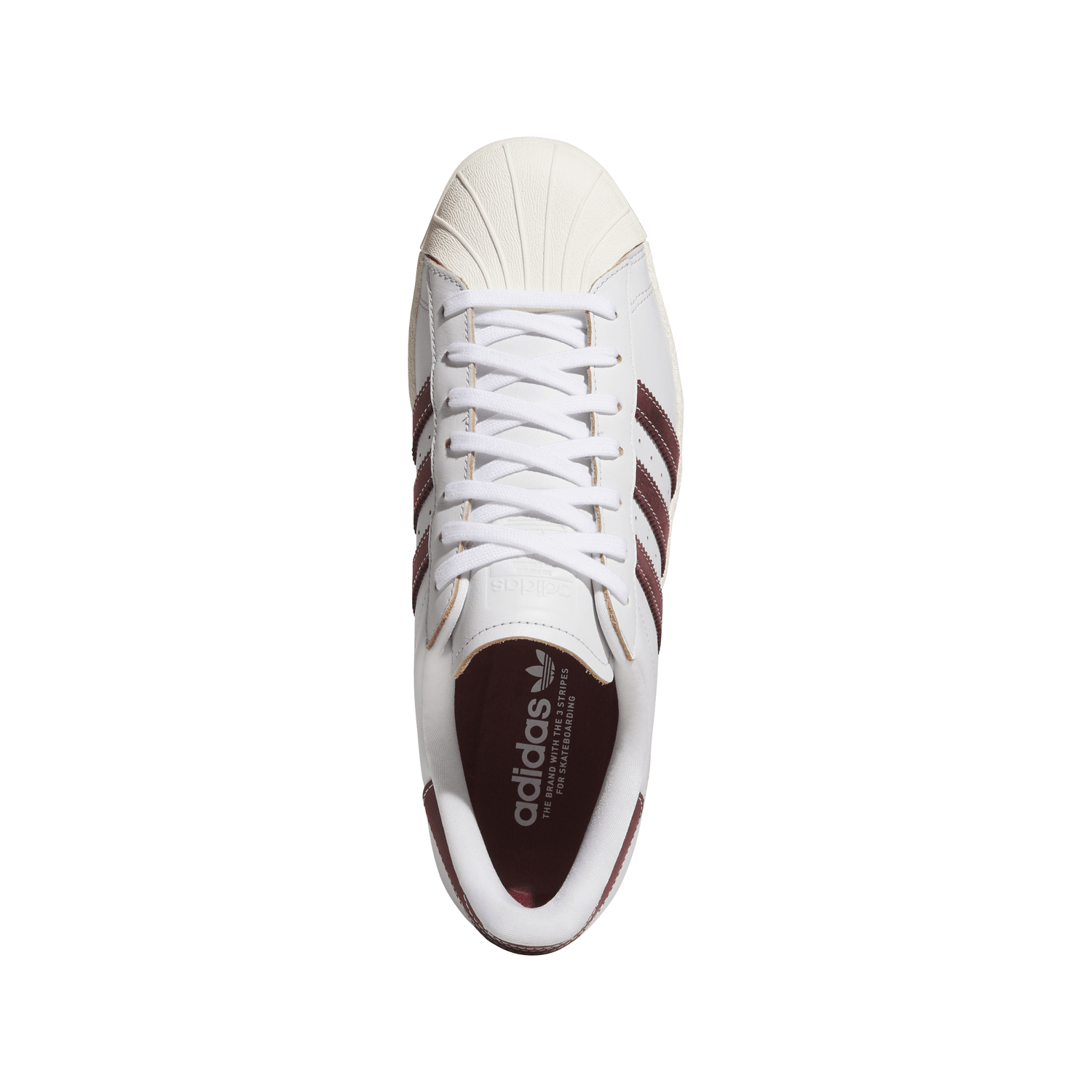 Adidas Superstar 80 ADV Crystal White / Shadow Red / Off White Shoes Long Beach Skate Co Adidas Superstar 80 ADV Crystal White / Shadow Red / Off White Shoes Long Beach Skate Co