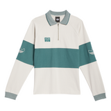 Adidas Skateboarding x Gonz Shmoofoil Aluminum / Preloved Teal Heavyweight Rugby L/s Shirt