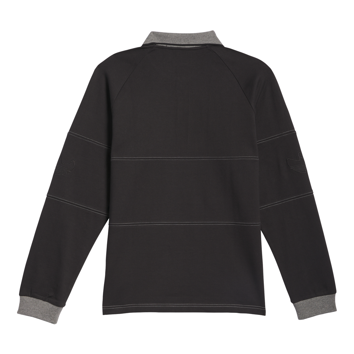 Adidas Skateboarding x Gonz Shmoofoil Black / Aluminum Heavyweight Rugby L/s Shirt