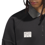 Adidas Skateboarding x Gonz Shmoofoil Black / Aluminum Heavyweight Rugby L/s Shirt