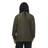 Adidas Skateboarding Waffle Knit Camo Olive Strata / Black Thermal L/s Shirt