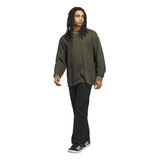 Adidas Skateboarding Waffle Knit Camo Olive Strata / Black Thermal L/s Shirt