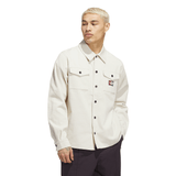 Adidas Skateboarding x Gonz Shmoofoil Aluminum / Shadow Red Corduroy L/s Shirt