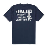 Seager Jerry Rig Navy S/s Shirt