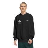 Adidas Skateboarding x Mark Gonzales Black/Aurora Ivy Crewneck Sweatshirt