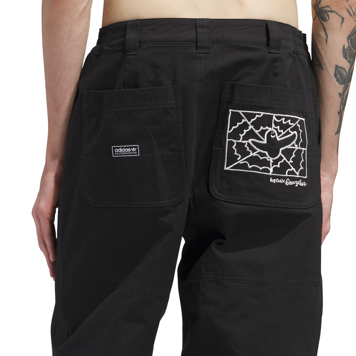 Adidas Skateboarding x Mark Gonzales Black Pants