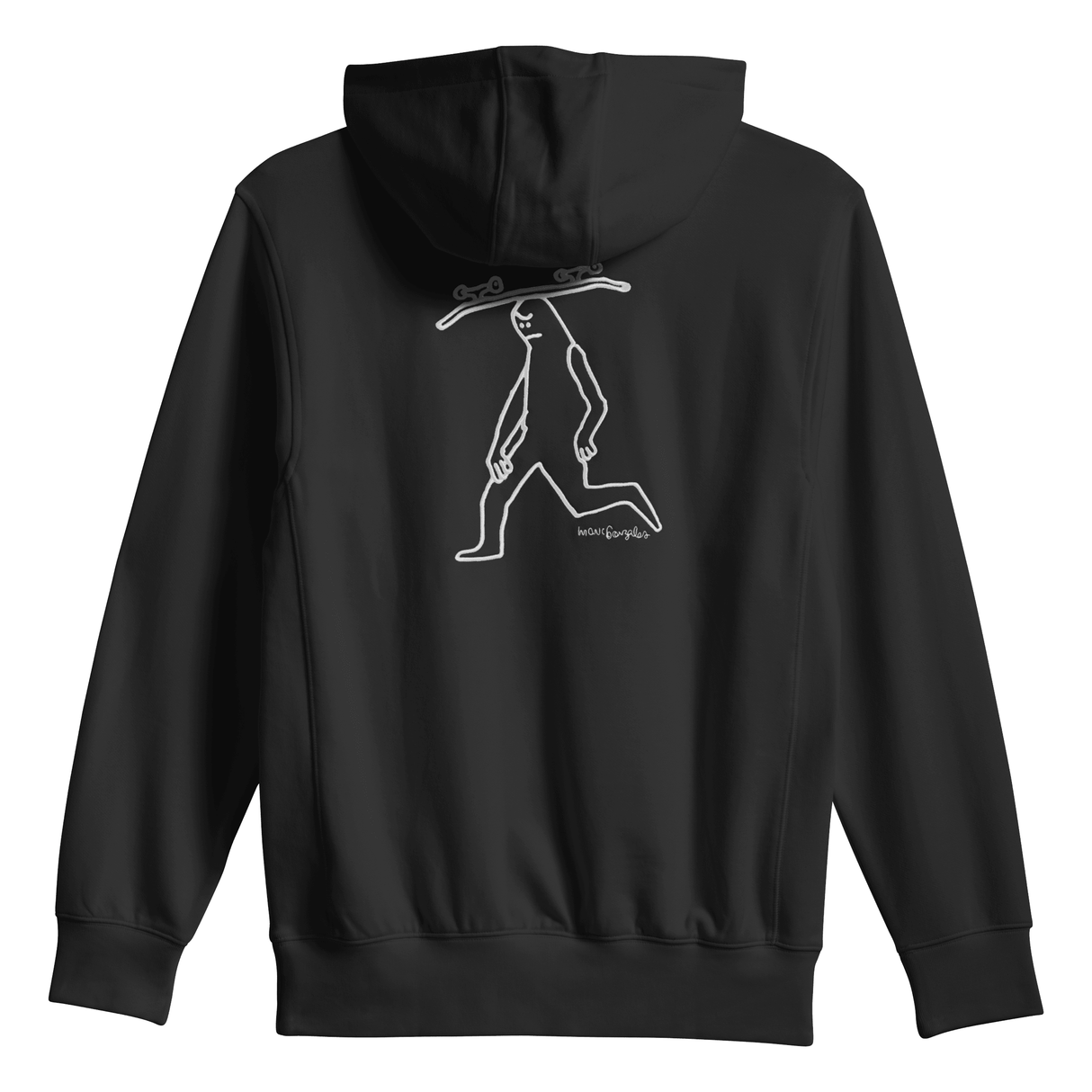 Adidas Skateboarding x Mark Gonzales Black/Aurora Ivy Skate Head Hooded Sweatshirt