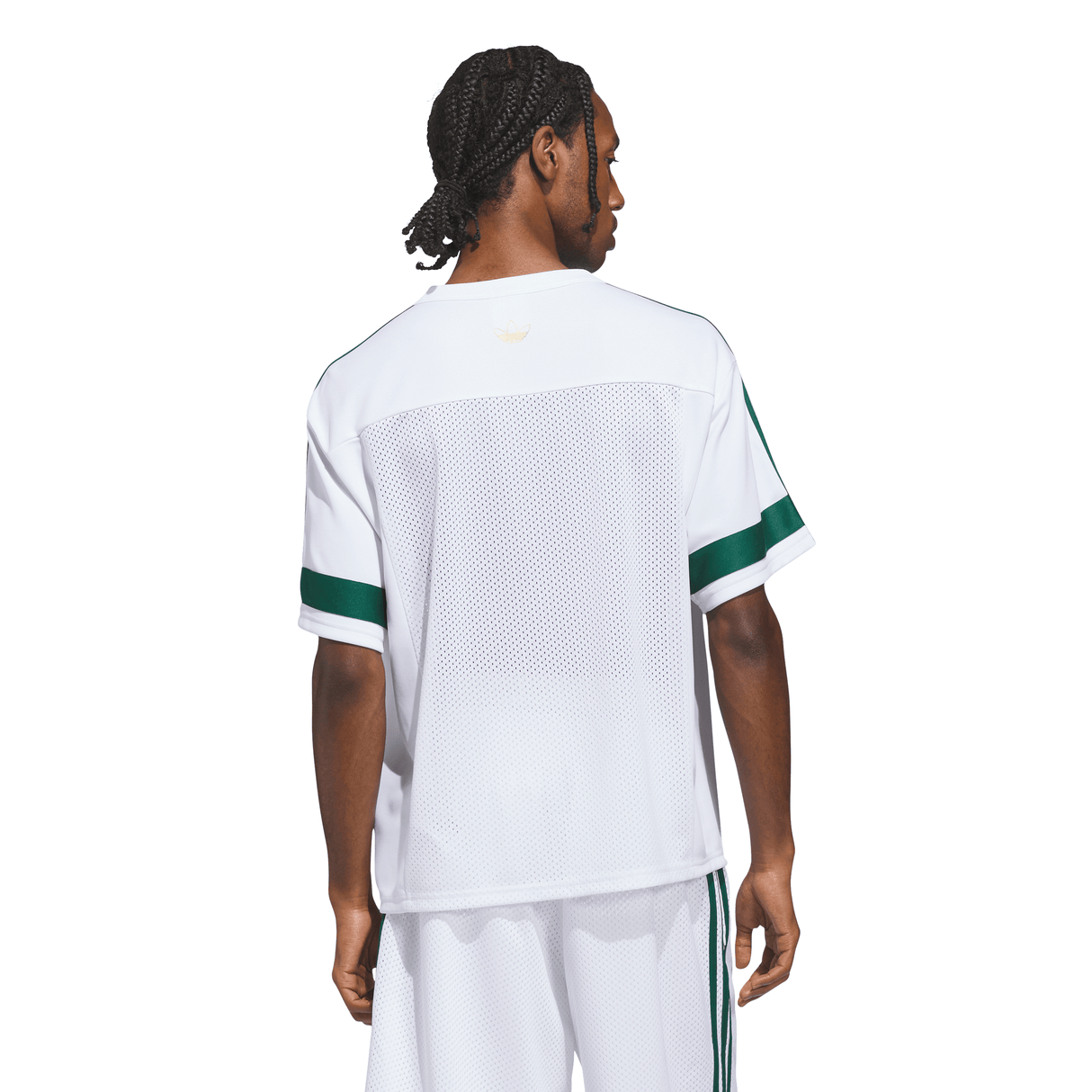 Adidas Skateboarding Tyshawn White/Ice Gold Metallic/Collegiate Green Football Jersey