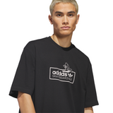 Adidas Skateboarding x Mark Gonzales Black/Ice Purple Logo S/s Shirt